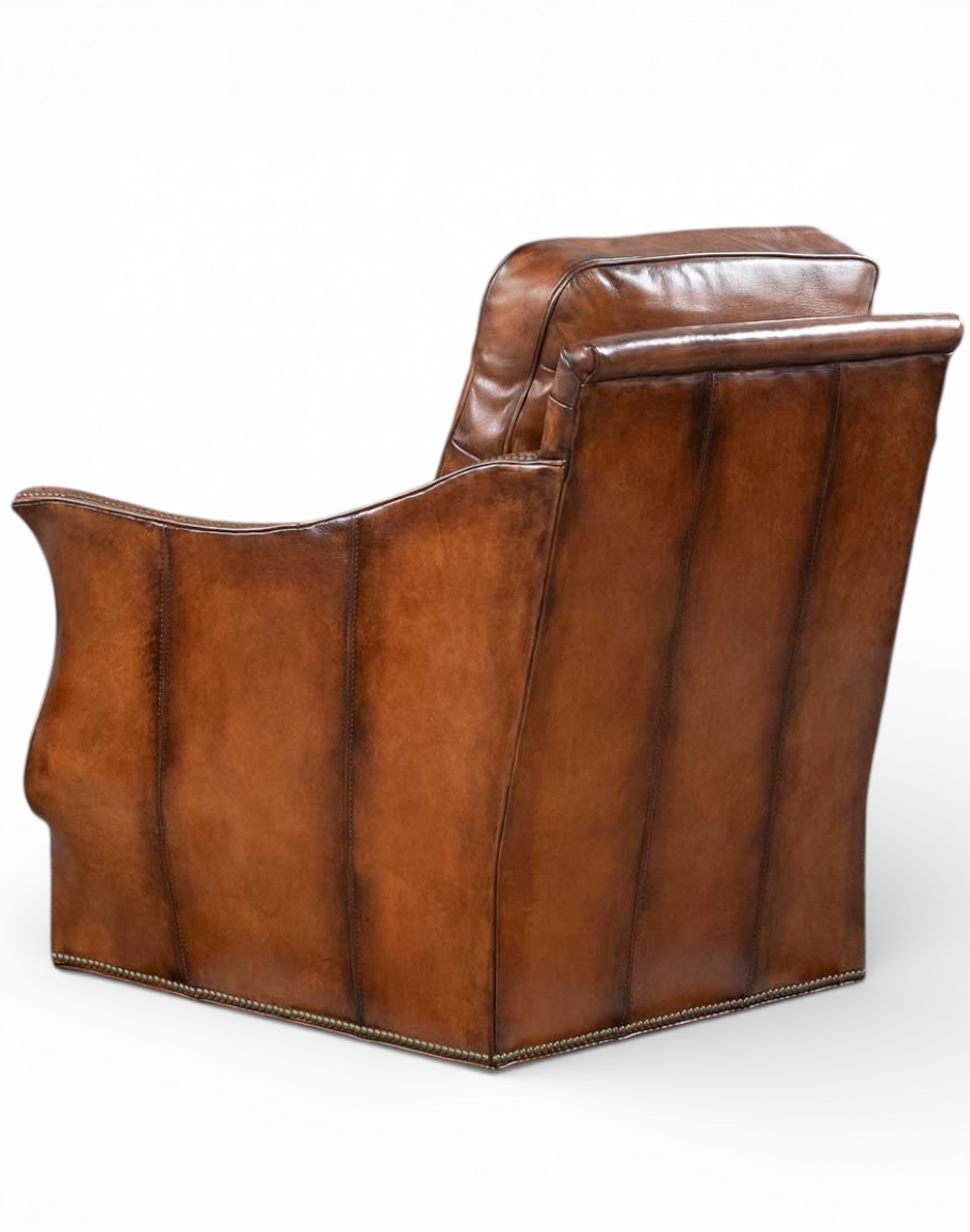 Calexico Leather Swivel Glider