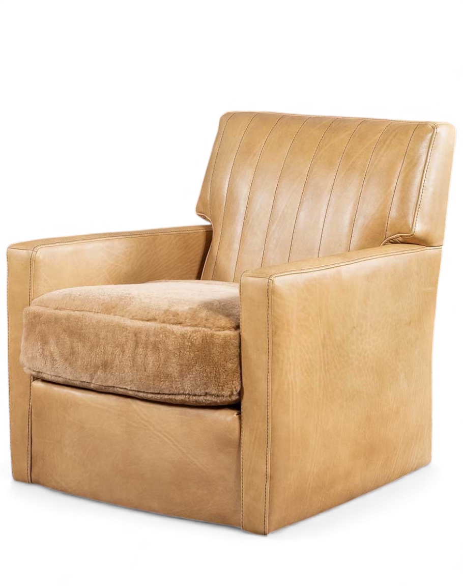 Keaton Sand Swivel Chair