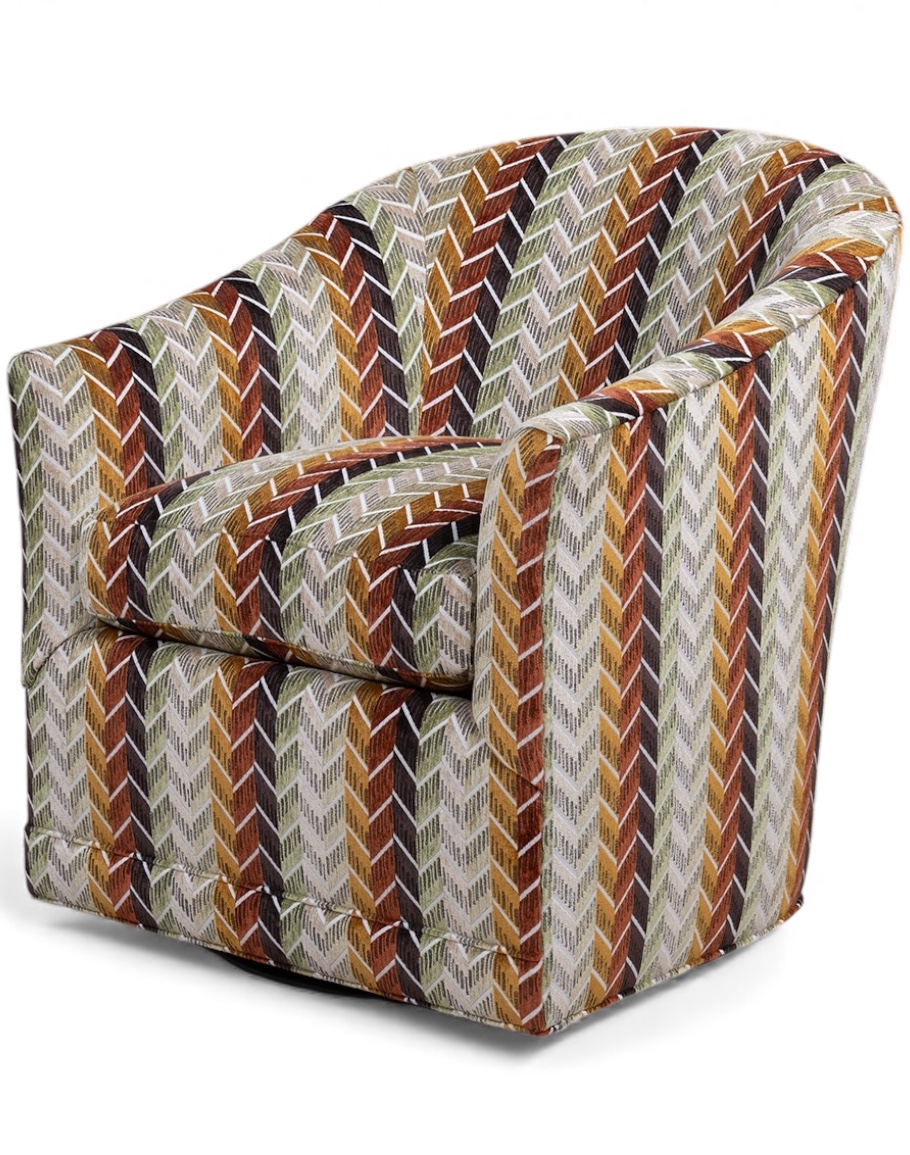Sierra Chevron Swivel Chair