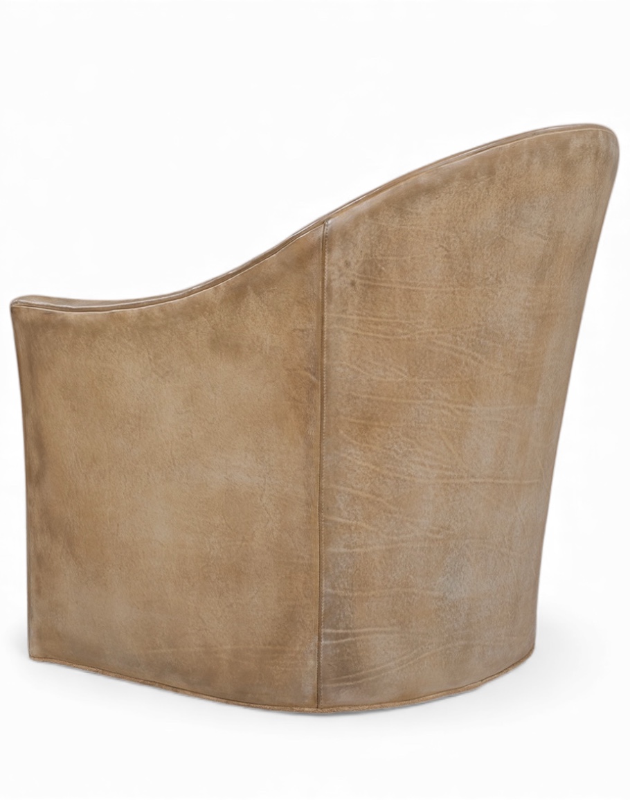 Sydney Chaps Leather Swivel Chair