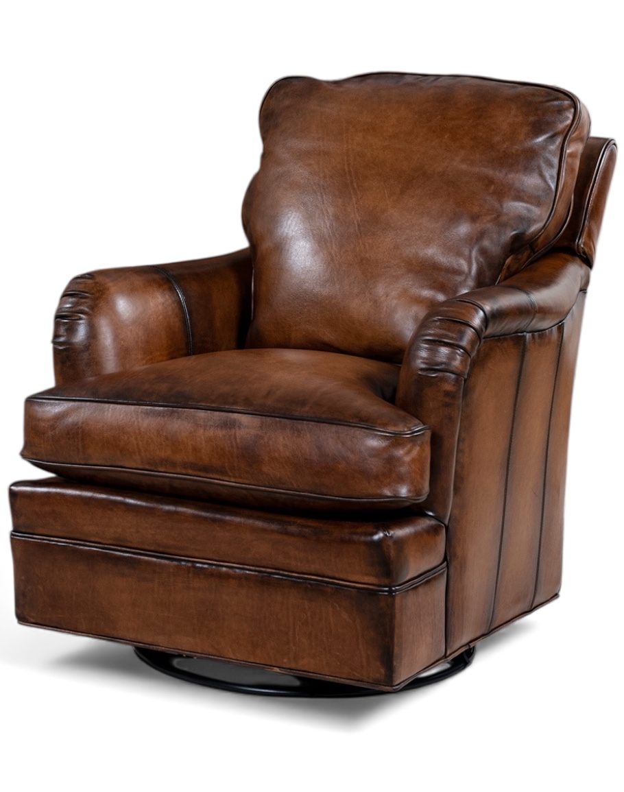 Dutton Brown Swivel Glide Chair