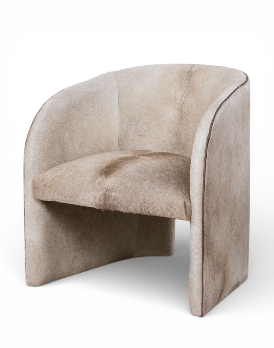 Dallas Blonde Cowhide Chair