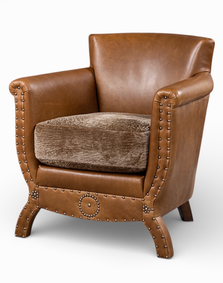 Remington Saddle Leather Chair