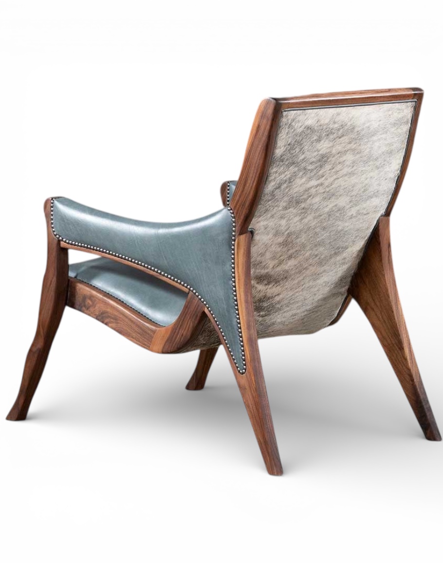 Yachtsmans Sky Leather Chair