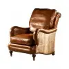Dutton Sauvage Leather Chair