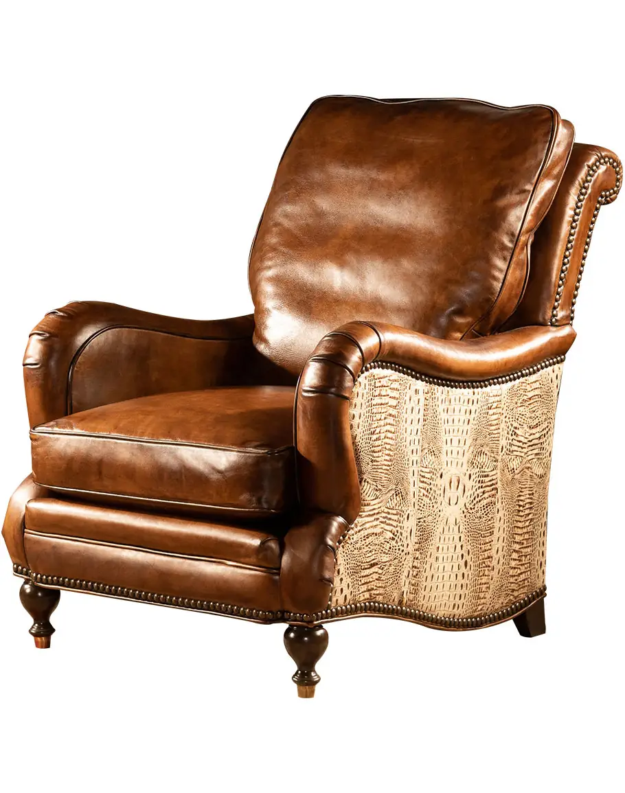 Dutton Sauvage Leather Chair