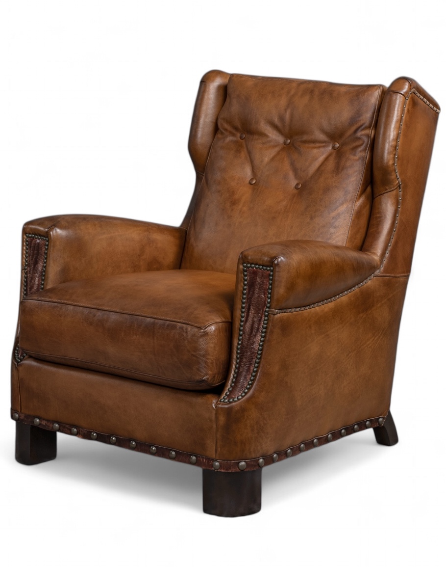 McQueen Saddle Leather Chair
