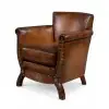Remington Brown Leather Chair