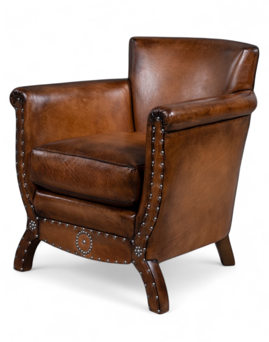 Remington Brown Leather Chair