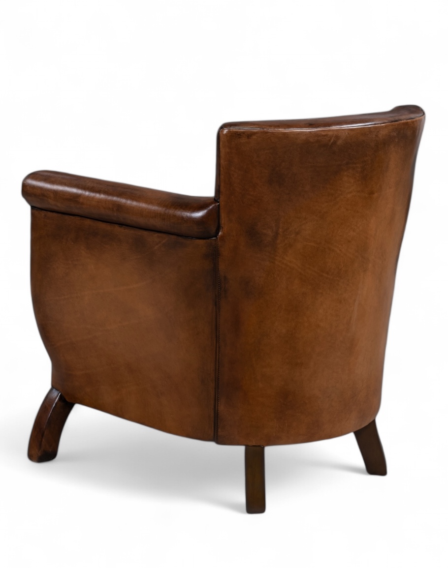 Remington Brown Leather Chair