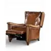 Blade Brown Leather Recliner