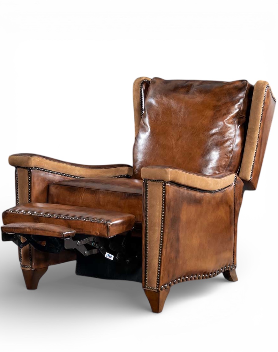 Blade Brown Leather Recliner