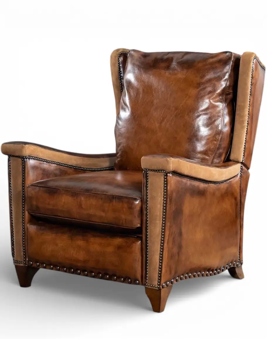Blade Brown Leather Recliner