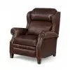 Bronco Brown Leather Recliner