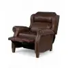 Bronco Brown Leather Recliner
