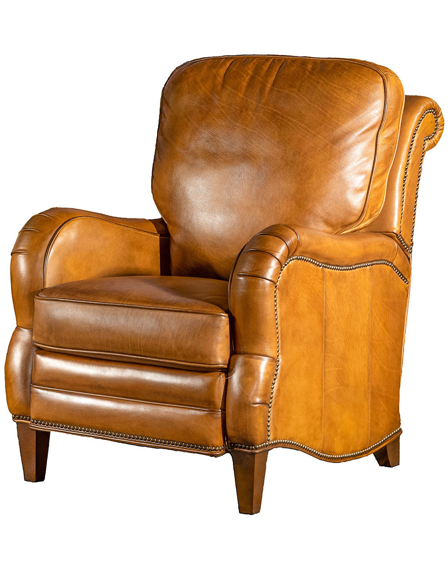 Dutton Saddle Leather Recliner