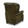 Huxley Olive Leather Recliner
