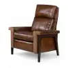 Slayden Rough Out Leather Recliner