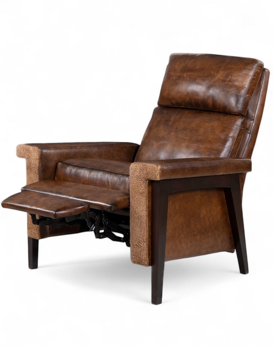 Slayden Rough Out Leather Recliner