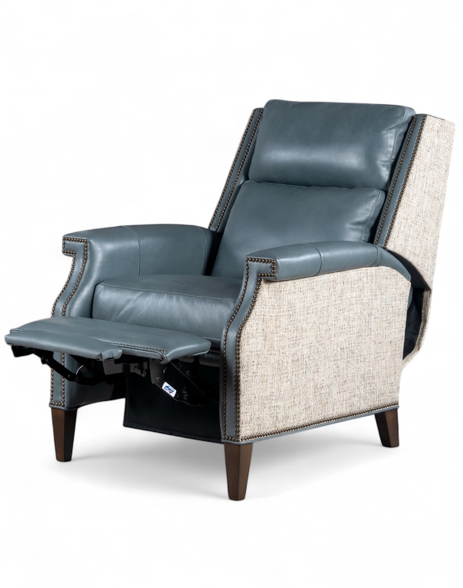 Wylie Sky Leather Recliner