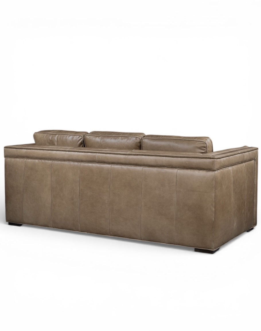 Bryce Sand Leather Sofa