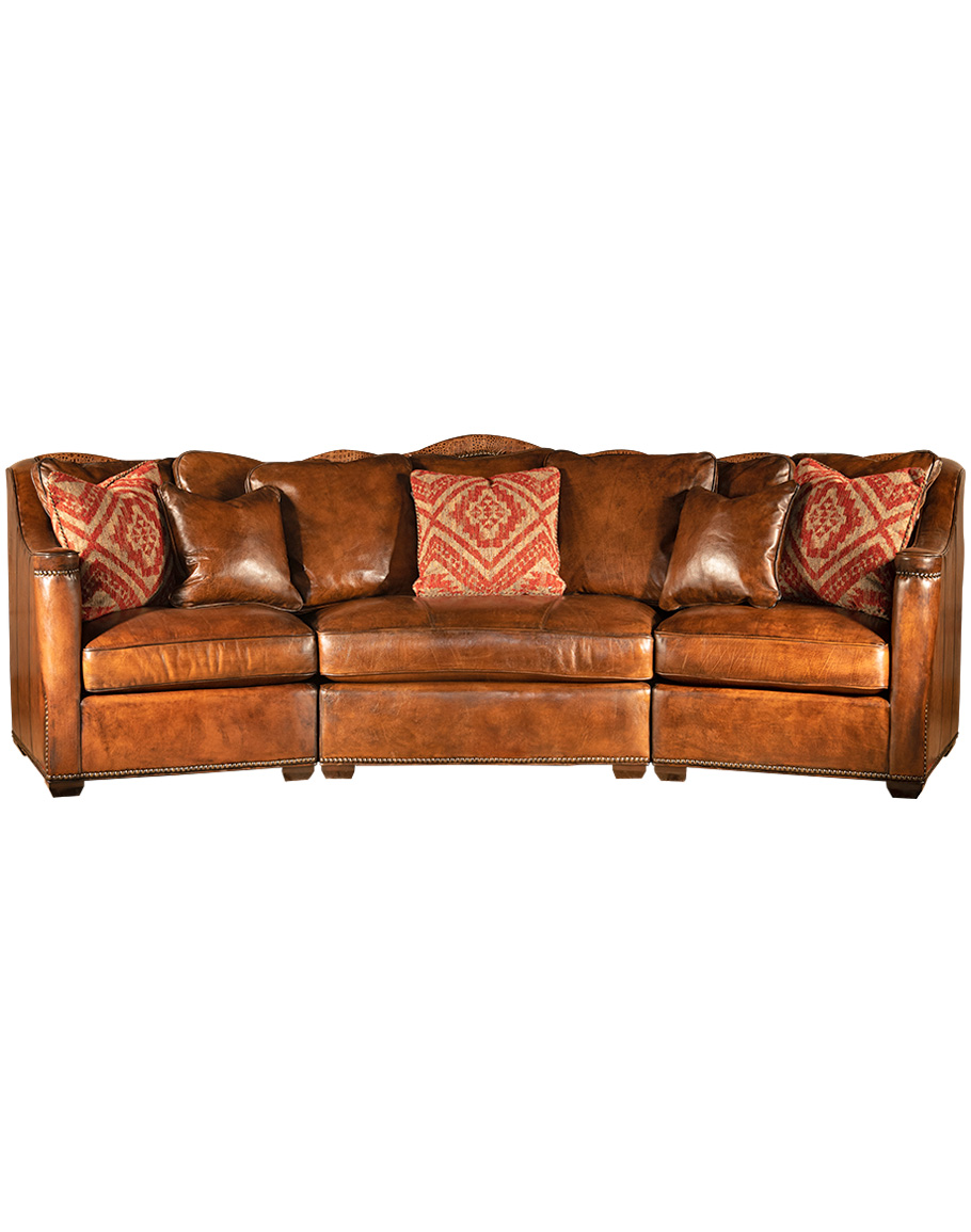 Branson Leather Sectional Sofa