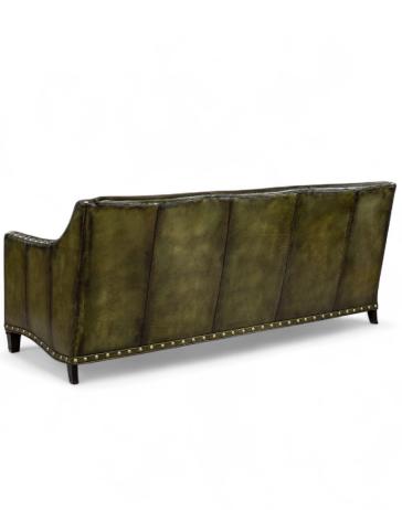 Cassidy Olive Leather Sofa