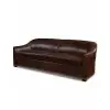 Doc Brown Leather Sofa