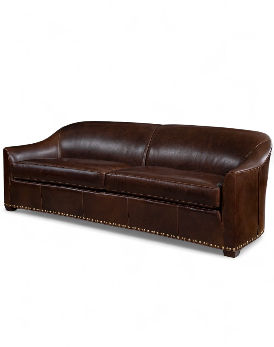 Doc Brown Leather Sofa