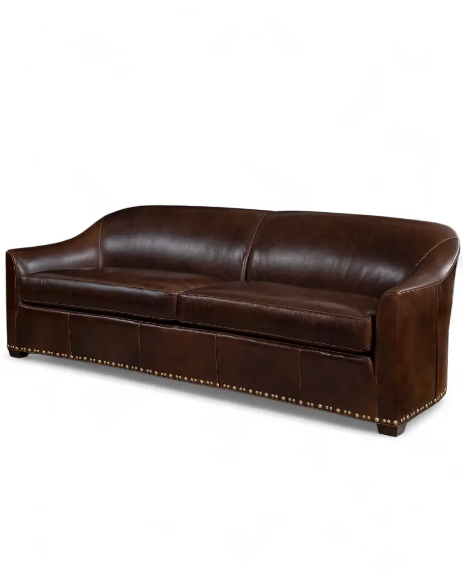 Doc Brown Leather Sofa