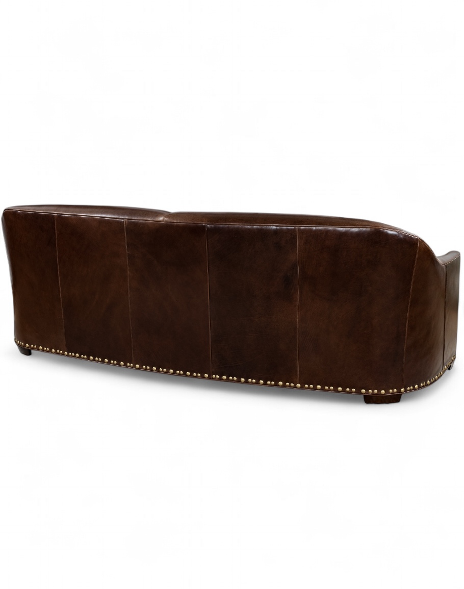 Doc Brown Leather Sofa
