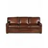 Nevada Brown Leather Sofa