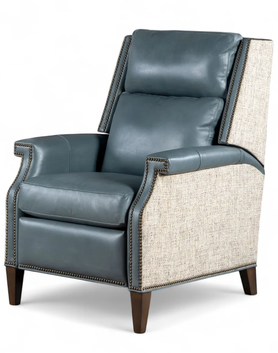 Wylie Sky Leather Recliner