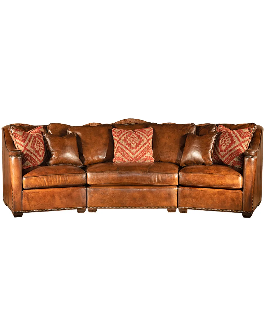 Branson Leather Sectional Sofa