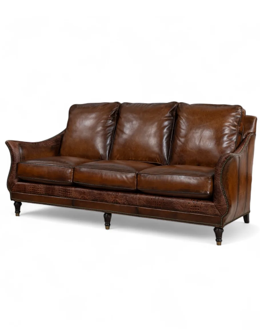 Calexico Leather Sofa